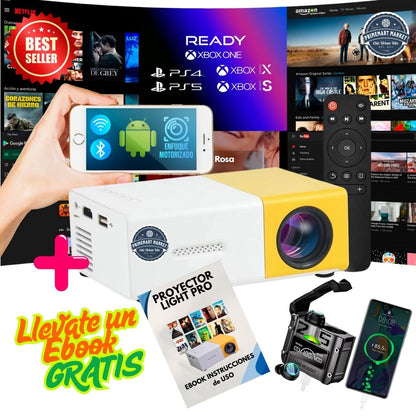 Mini Proyector Light Pro + EBOOK GRATIS!